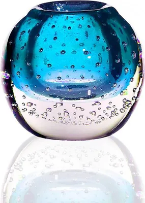 Produktbild von Kugelvase (10cm), blau