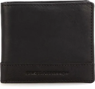 Zdjęcie produktu dla Skórzany portfel SPIKES & SPARROW Bronco Billfold Wallet RFID Black czarny