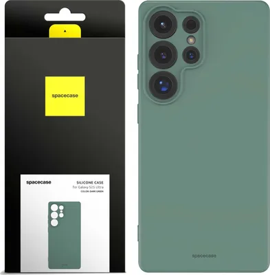 Image de SPACECASE Etui en Silicone pour Galaxy S25 Ultra Vert