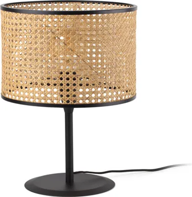 Produktbild von MAMBO Tischlampe schwarz/rattan 64311-48