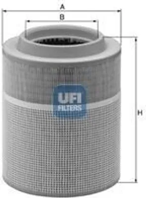 Produktbild von Luftfilter UFI 27.626.00 für IVECO EuroCargo I-III Filtereinsatz