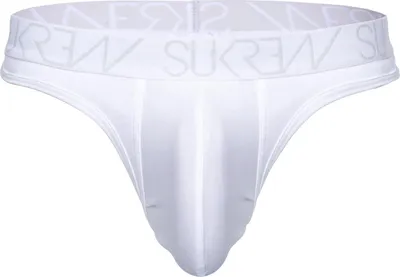 Produktbild von SUKREW - Herren Thongs Unterwäsche - Classic Thong White - 1x Größe M