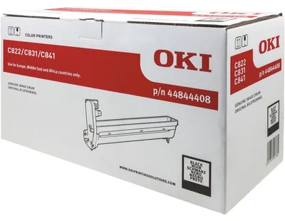 Produktbild von OKI 44844408, Original, C822/831/841, 1 Stück(e), 30000 Seiten, LED-Druck, Schwarz
