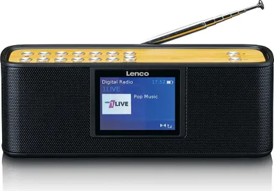 Produktbild von Lenco PDR-045BK - DAB+-Radio mit Bluetooth® 5.0, Schwarz