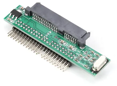 Image de Carte adaptatrice de 2,5 pouces pour disque dur SATA vers interface IDE 44 broches, de port série vers port parallèle pour ordinateur portable