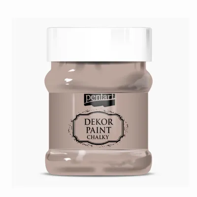 Zdjęcie produktu dla PENTART Farba dekoracyjna kredowa, 230 ml, brąz vintage