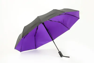 Produktbild von Damen- und Herren-Taschenschirm KRAGO Vollautomatik Double Violett