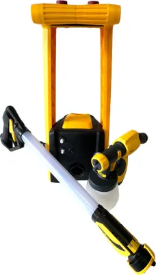 Produktbild von WAGNER Farbsprühsystem W 950 FLEXiO für Wand- und Latexfarben, Lacke & Lasuren im Innen- & Außenbereich, 15 m²-5 min, Behälter 800 ml, 630 W