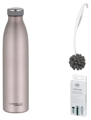 Produktbild von THERMOS TC BOTTLE 0,75 l Trinkflasche – Vorteilsset mit Reinigungsbürste CLEAN FIX 30 cm