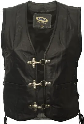 Produktbild von Damenlederweste , Motorradlederweste ,Clubweste,Bikerweste, Weste, Leather Vest(XXXL)