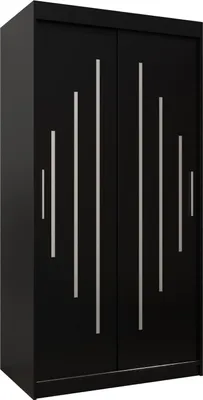 Produktbild von Kleiderschrank, Schiebetürenschrank Schlafzimmer, Schrank YORK 100 cm