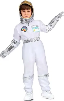 Image de Maman, je veux être astronaute Costume junior blanc 5-7 ans Enfants Blanc 5-7 ans