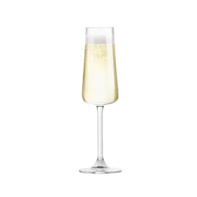 Produktbild von Royal Leerdam Alina Flute 20 cl 4er Set – Sektglas Champagnerglas Proseccoglas 200 ml –modernes Trinkglas mit elegantem Design – spülmaschinengeeignet