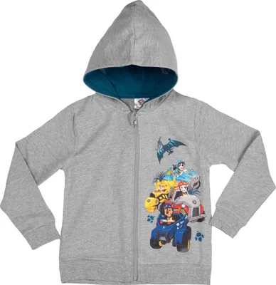 Produktbild von Paw Patrol Kapuzenpullover für Jungen mit Reißverschluss Hoodie Sweatjacke Grau 110-116