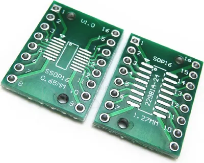 Produktbild von SOP16 / SSOP16 / TSSOP16 / SMD zu DIP 0,65/1,27mm Adapter Board