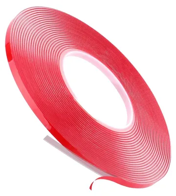 Obrázok produktu pre 10 metrov silikónová tesniaca páska, 6 mm x 2 mm, obojstranná, priehľadná