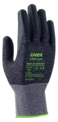 Produktbild von Uvex C300 foam, Schwarz, Grau, Erwachsener, Erwachsener, Unisex, 1 Stück(e), Fiberglas, Polyamid, Polyethylen, Viskose