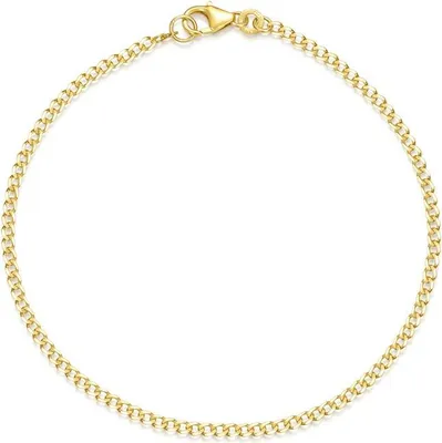 Image de SILBERKETTEN STORE Bracelet chaîne gourmette 2 mm - Or 333 - 37055 B Longueur : 22 cm - 22 cm