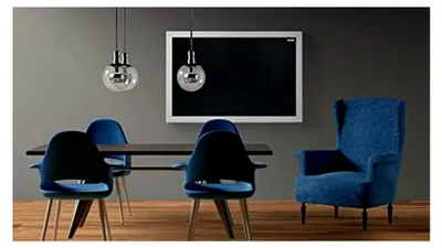 Produktbild von Kreidetafel mit weißem Holzrahmen - 90x60 cm, Weiß, Wandtafel, Gastronomie