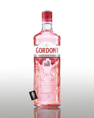 Produktbild von Gordons Pink Dry Gin Special London Dry Gin 0,7l 37,5% vol.- [Enthält Sulfite]