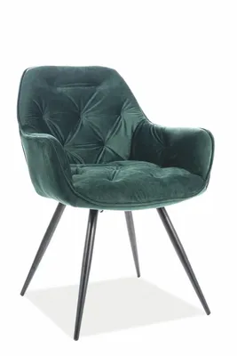 Zdjęcie produktu dla Krzesło CHERRY VELVET zielone