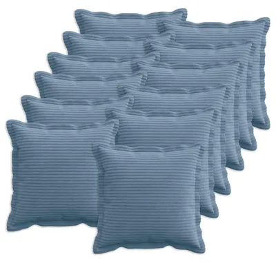 Image de vidaXL, housses de coussin, 12 pièces, HOUTEN, bleu, 45 x 45 cm, en corde