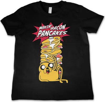 Produktbild von Makin' Bacon Pancakes Kids T-Shirt - 4Years-XS - Black
