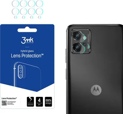 Produktbild von 3mk Hybridglas Lens Protection für Motorola Moto G32 Kamera Objektiv Kameralinse 0,16mm 6H (4 Stück)