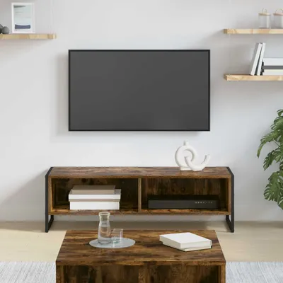 Produktbild von "Schlussverkauf" TV-Schränk hochwertigem - TV-Lowboard - Max. Gewicht: 60 kg - Raucharbe 100x36,5x30,5 cm Holzwerkstoff  C14578