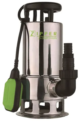 Produktbild von Zipper ZI-DWP1100N, 1100 W, Schwarz, Chrom, Grün