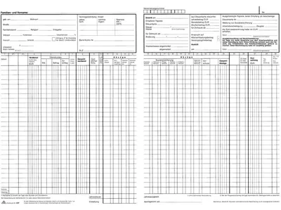 Produktbild von RNK Lohn Gehaltskontobuch A4 20Bl
