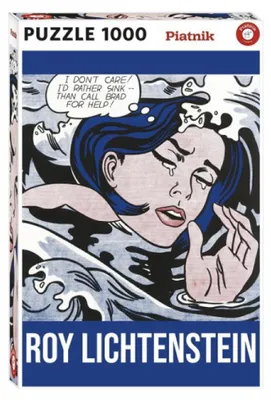 Immagine prodotto di Piatnik Puzzle da 1000 pezzi - Ragazza che annega, Lichtenstein