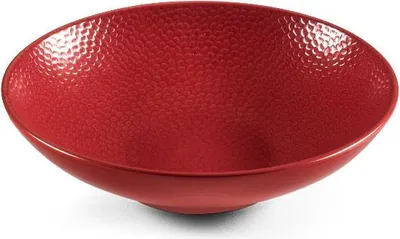 Image de 6 Assiette à Salade Et à Pâtes 19 Cm Rouge - Stone - Medard De Noblat