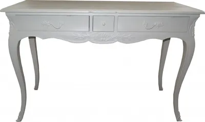 Obrázek produktu pro Casa Padrino Barokní konzolový stolek ve starožitném stylu bílý se 3 zásuvkami 120 cm - konzolová skříňka komoda