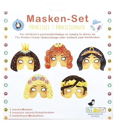 Obrázek produktu pro Sada masek na oslavu princezen, Fridolin