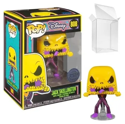 Produktbild von Funko Pop! Disney - Jack Skellington (Black Light) #808 Exclusive