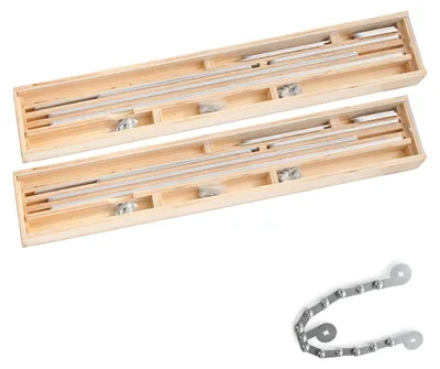 Produktbild von BAUTEC Winkelschablone inkl. Rundungselement » Profi-Set 2 » 35-tlg. » Treppen-Schablone » Treppenlehre