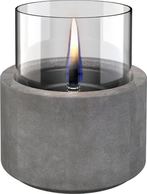 Produktbild von Tenderflame Tischfeuer Lotus 12 Concrete Ceramic – Elegantes Feuer für stilvolle Abende