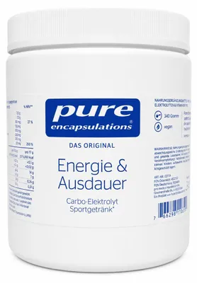 Obrázok produktu pre Pure Encapsulations Energia a vytrvalosť prášok, 340 g prášok