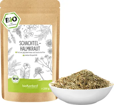 Produktbild von Schachtelhalmkraut 250 g | Schachtelhalmtee geschnitten | ohne Zusätze | naturbelassenes Zinnkraut von bioKontor