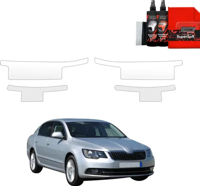 Obrázok produktu pre ochranná fólia 4v1 Grizz Protector na prahy - Škoda Superb 2 facelift (2013-2015)