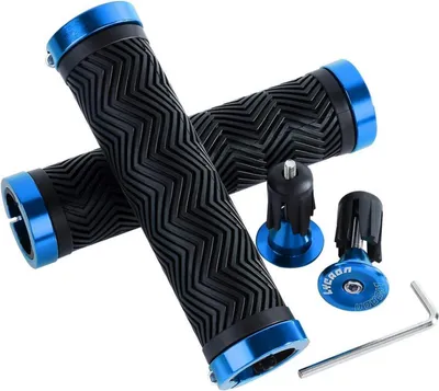 Obrázok produktu pre Cyklistické rukoväte Ergonomické TRP Absorpcia nárazov BMX MTB Sada 2 Modrá