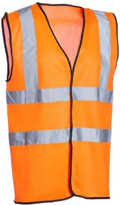 Produktbild von Sicherheitsweste für Männer - Orange, 3XL