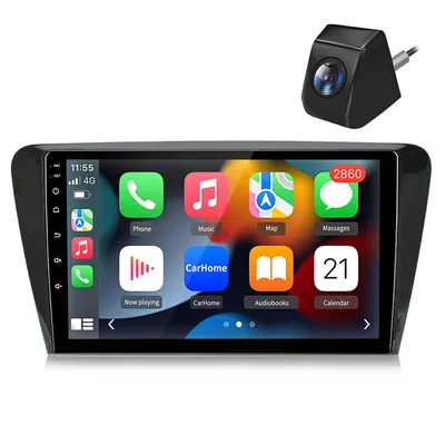Produktbild von 10'' carplay Autoradio GPS Android13 DAB+ BT 2+64G Geeignet für skoda Octavia 2013-2018 SWC WIFI RDS mit kamera