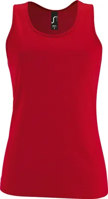 Image de SOLS - Haut sans manches « Sporty » pour femmes LT2554 (XS) (rouge)