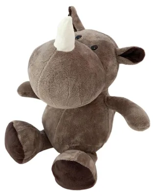 Immagine prodotto di Mascotte di peluche abbracciabile Rinoceronte Marrone 25Cm