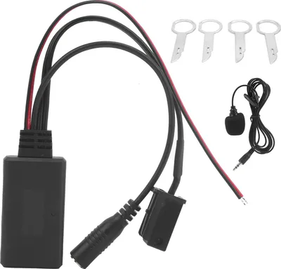 Zdjęcie produktu dla Adapter Bluetooth 5.0 Aux Audio 8-pinowy zestaw głośnomówiący z mikrofonem do Forda 5000/6000 CD-Stereo