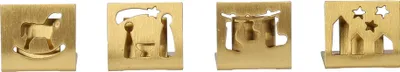Produktbild von Räder Weihnachtseckchen Kartenhalter Display 32 Stk,4 Designs