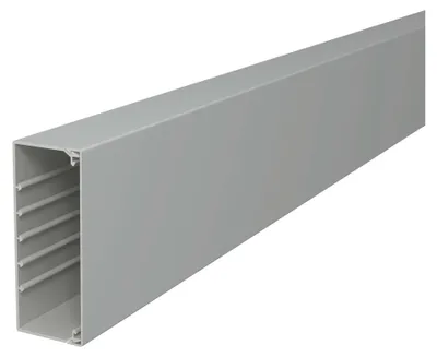 Produktbild von OBO Bettermann Vertr Wand+Deckenkanal m.Obert. 60x150mm,PVC WDK60150GR 2 Stk