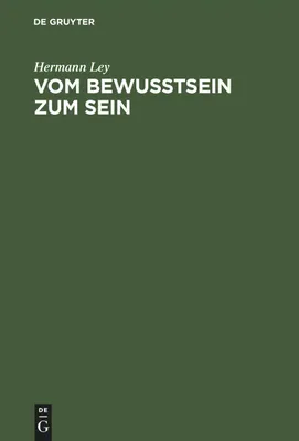 Produktbild von Vom Bewußtsein zum Sein